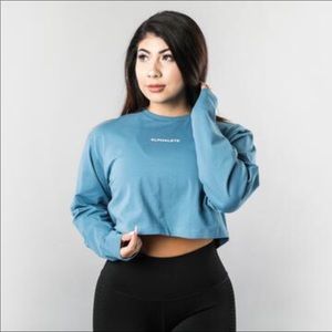 ALPHALETE OVERSIZED CROP TOP